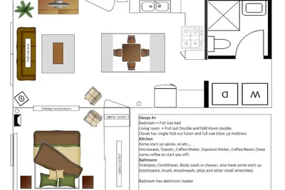 Image de Bel appartement 1 chambre Ă quelques minutes de l'Ofs dans une maison victorienne (peut accueillir 4 personnes)