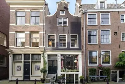 Image de Photo parfaite maison 1740 avec vue sur le canal Prinsengracht - luxe avec charme