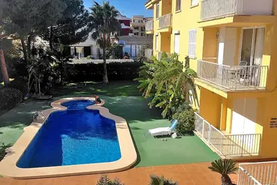 Image de Ca n'Antonia 092 appartement avec piscine, balcon, air conditionné et WiFi