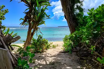 Image de Haena en bord de plage avec vue imprenable sur l'océan - Tvnc # 5134