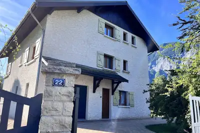 Image de Impressionnante maison individuelle, vélo / ski Fiendly, intérieur spacieux, Wifi, garage
