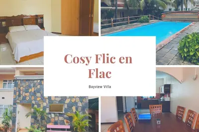 Image de Cosy Duplex Ă Flic en Flac avec trois chambres