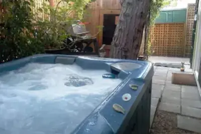 Image de 15 min au nord du Golden Gate Bridge / bain à remous / sauna / jacuzzi / animaux de compagnie / fauteuil roulant