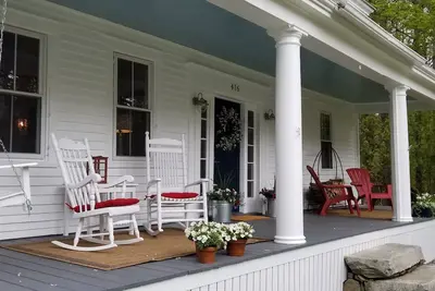 Image de Belle ferme côtière du Maine sur la péninsule de Boothbay