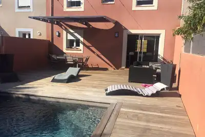 Image de maison quartier boucanet mer au calme entièrement rénovée capacité 6 pers maxi
