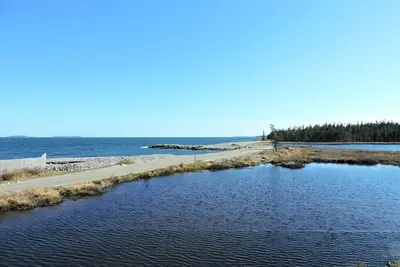 Image de Entrée de la digue du parc national d'Acadia, vues panoramiques sur l'Atlantique