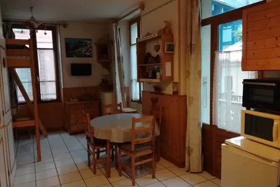 Image de Studio calme et pratique en centre village de st Gervais, au pied du mont blanc