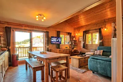 Image de Superbe Duplex 4 pièces avec garage, 2 salles de bains, proche télécabine, WiFi