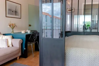 Image de Studio à Larmor-Plage : Bourg et Plages à Pied, 2\/3 Couchages, Terrasse Exposée Sud, WiFi Inclus