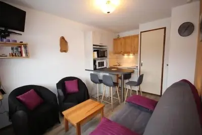 Image de Charmant studio cabine avec balcon et garage à Hauteluce