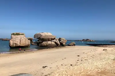 Appartement 3* face mer avec wifi, plage à 50m - Trégastel