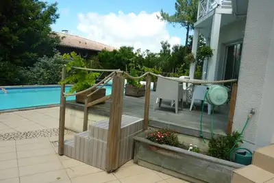 Image de Villa  à 2 kms de la dune du pyla (plage à pieds), piscine, Spa, Rooftop