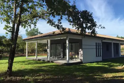 Image de Au bord du lac d’Hourtin, Villa neuve avec jardin pour 8 personnes