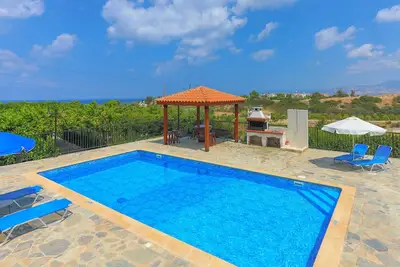 Image de Villa Aphrodite Latchi: Piscine privée, vue sur la mer, A \/ C, WiFi