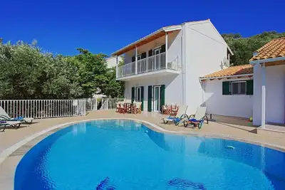 Villa Oneiro: Une vue imprenable, piscine privée, A / C, WiFi