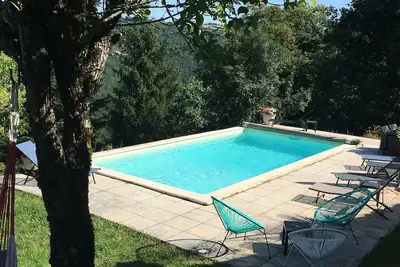 Charming character house with large garden and swimming pool. Maximum 9 people