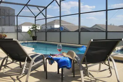 Image de Villa de luxe, communauté fermée, piscine / spa orienté Sud, barbecue, à 15 minutes de Disney! !