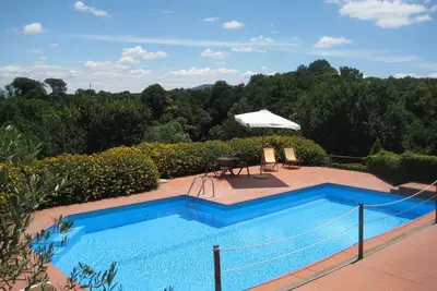 Image de Cozy, panoramique, calme Maison de campagne à Capranica, 1h à Rome San Pietro