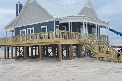 Beach Front Gulf Side maison spacieuse! Passez directement à la plage!