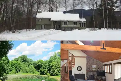 Image de Vue sur la montagne, maison privée et isolée. Climatisation! !