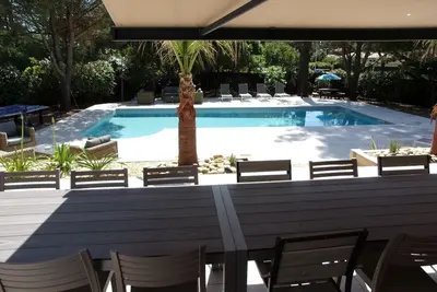 Image de Villa Thalilow 600m from the beach, heated pool 12 m x 5 m2, 10 to 20 people