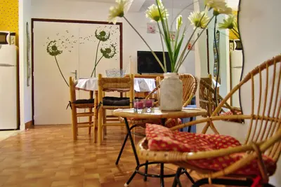 Waterfront apartment. 20 m from the beach.