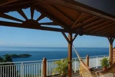 Image de Gites La Marlyse, Vue exceptionnelle sur la Mer des Caraïbes
