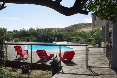 Image de Villa contemporaine -Vue exceptionnelle sur la dune-Piscine Privée