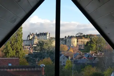 Image de Eco gîte 3* avec jardin, vue superbe, 2 chambres, Ac, centre ville, parking,