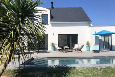 Image de Belle Maison contemporaine plage à pied