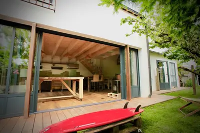 Image de Atelier-loft insolite avec jardin, terrasse, proche plages et sentiers côtiers