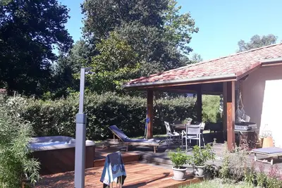 Image de villa  avec spa extérieur, centre Messanges au bord de l'océan