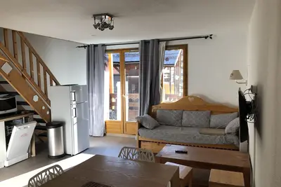 Image de Risoul 1850 - Renovated Duplex 54m2 on the slopes - 2 bathrooms Wifi