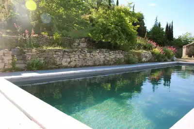 Image de Sud Ardèche à Balazuc, site classé:gîte de charme  La Calade avec piscine