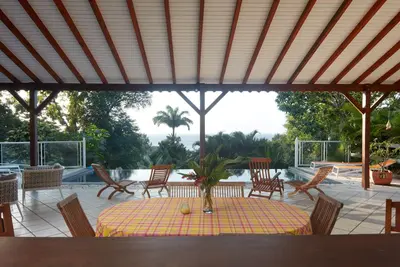 Image de Villa Mahogany, location villa a Deshaies en Guadeloupe
