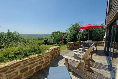 Image de Gîte de charme avec une très belle vue, exposé plein Sud et sans vis-à -vis
