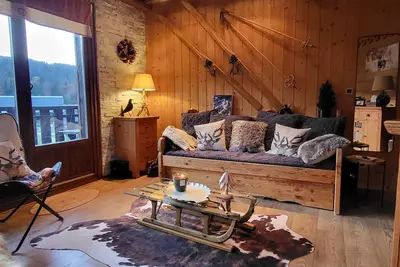Image de Magnifique Duplex \"Charme Chalet\" 3*** Skis aux Pieds, Confort et Vue Imprenable
