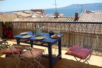 Image de Maison de village à Bouzigues- Grande Terrasse- vue sur l'étang et Sète