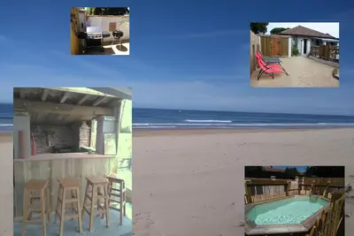 Image de location de charme vielle maison landaise de 1817 Landes océan plage Lac piscine