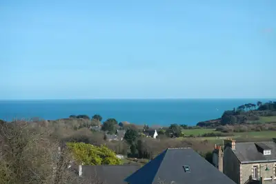 Image de belle location vue sur mer avec spa et sauna