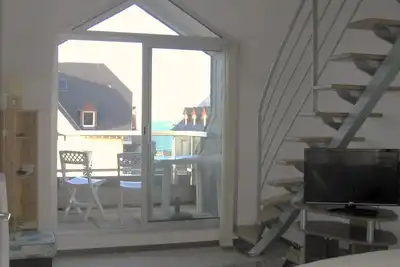 Image de Erquy: grand appartement lumineux vue sur mer avec ascenseur