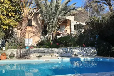 Image de Un petit Paradis à 5 min de la mer avec piscine privée - Jardin