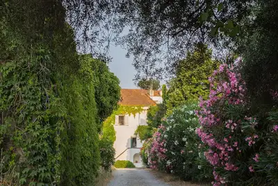 Image de Maison romantique avec piscine, domaine calme et accueillant