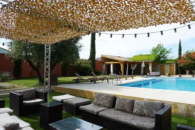 Image de Belle demeure de charme 16- 20 per. 400 m2 climatisee avec piscine