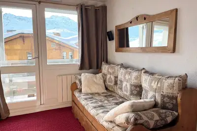 Image de 2 Pièces  + Cabine - Sud - Jolie Vue Sur Les Montagnes - Calme - Ménage inclus