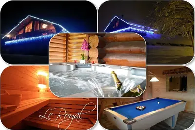 Image de Chalet Spa le royal  à La Bresse, Sauna, Billard, Baby-Foot, Wifi. .
