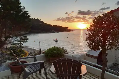 Image de Unique Véritable maison dans l'eau sur la plage d'Orcino proche Ajaccio Corse