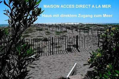 Image de Rare Maison Front De Mer, accès Direct Mer + Piscine résidence + Parking