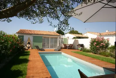 Image de Entre plage & village, belle villa de plain-pied avec piscine chauffée