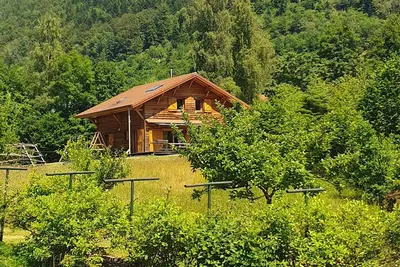 Image de Chalet au calme, étang privé pour la pêche ou la baignade à 4km des commerces